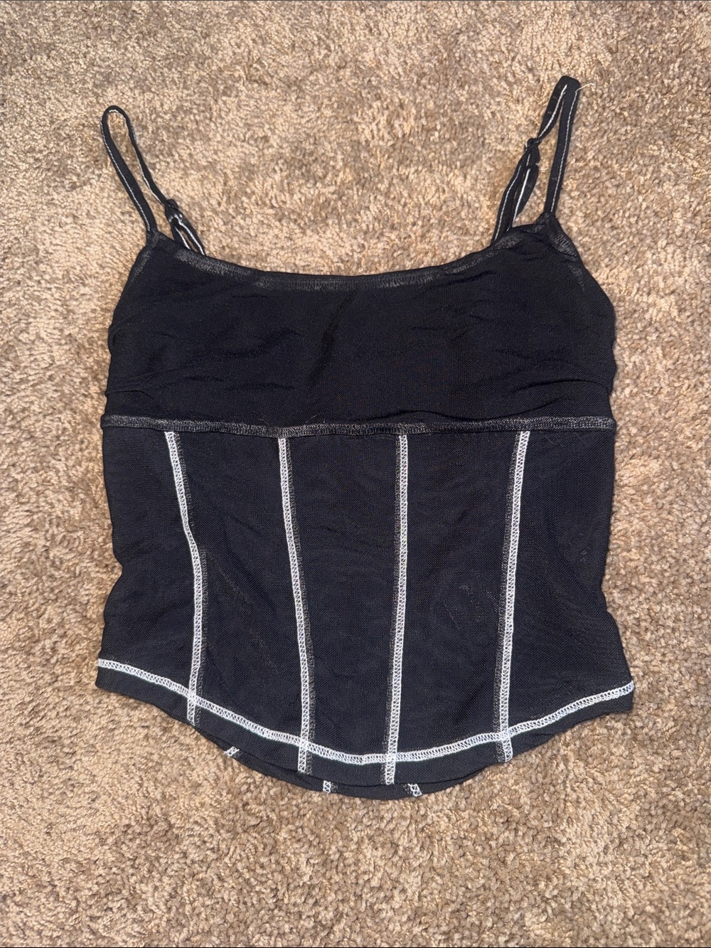 Urban outfitters black and white tank top